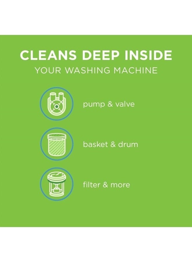 أفريش منظف غسالة الملابس، ينظف الغسالات الأمامية والعلوية، بما في ذلك  6 أقراص - Image 2